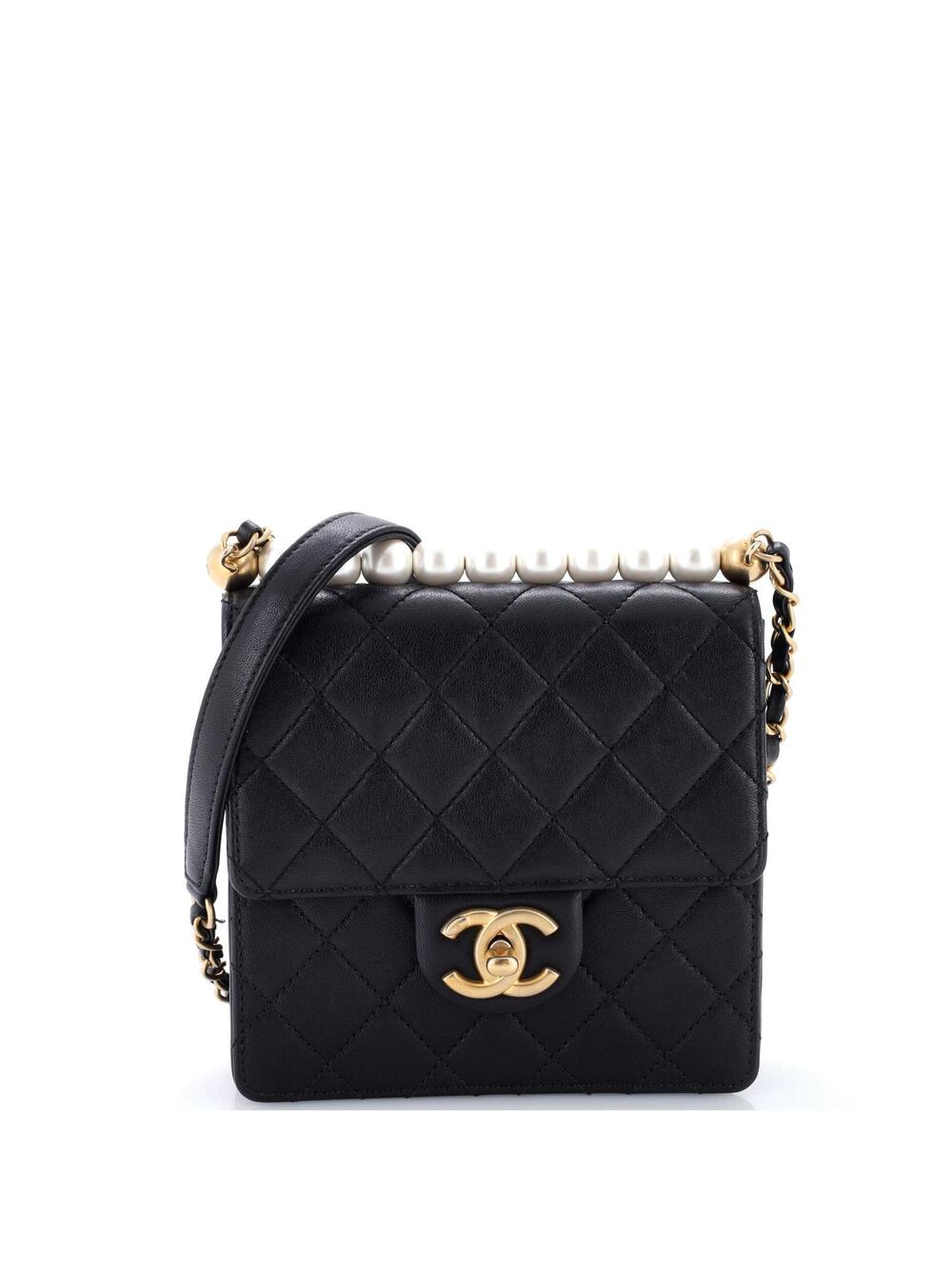 Chanel Chic Pearls Flap Bag Quilted #299268C30B